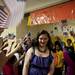 Sixth grade students are celebrated through the halls during the last day of school at Estabrook Elementary on Friday, June 7. Daniel Brenner I AnnArbor.com